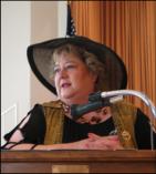 Patricia Siegfreid-Giles making speech